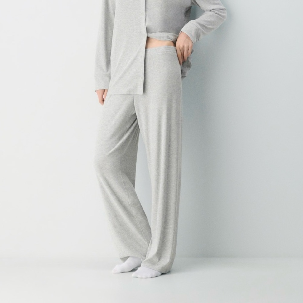 Aritzia ribbed cotton pants